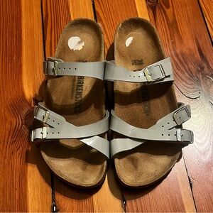 Birkenstock Light Gray Franca Sandals